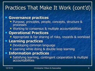 Complexity, risk and collaboration | PPT