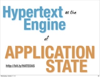 Hypertext                          as the


     Engine
                                of



       APPLICATION
         ...