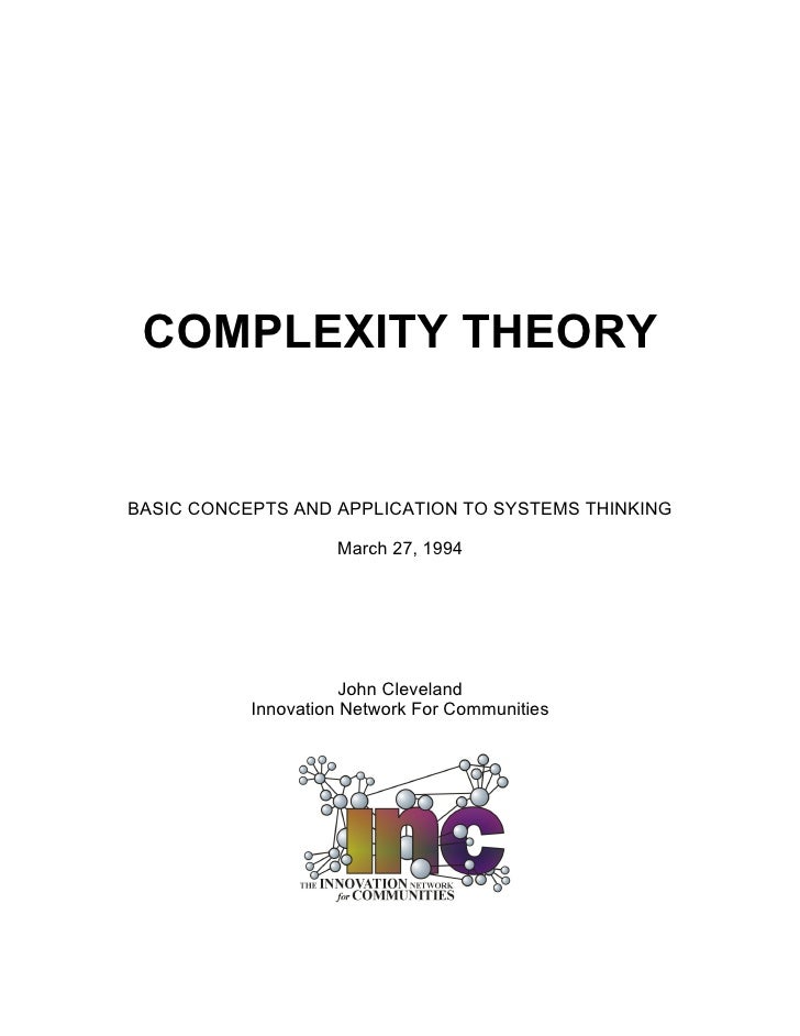 complexity theory basic concepts complexity theory