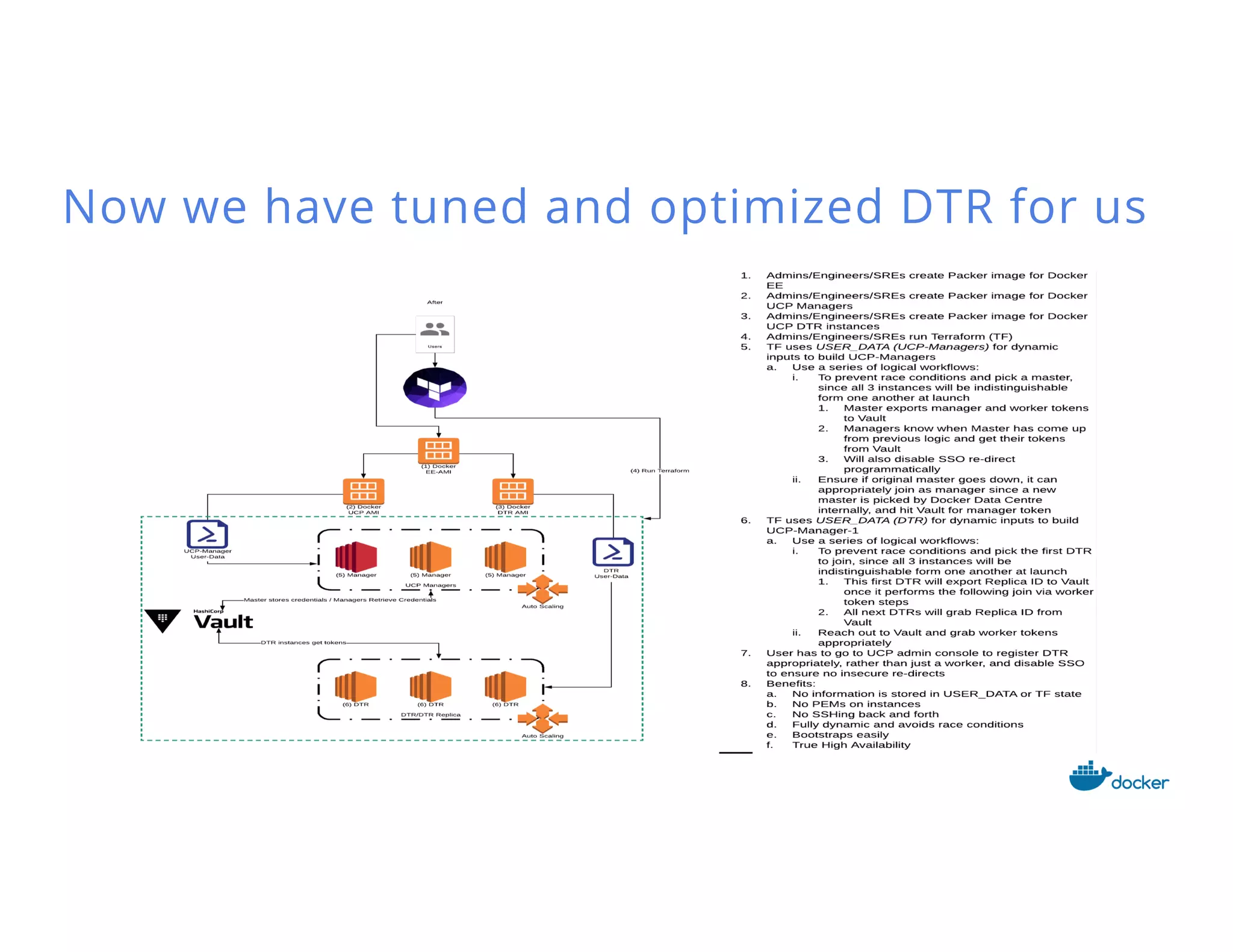 Now we have tuned and optimized DTR for us
 