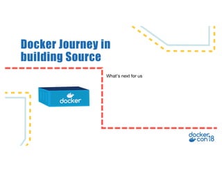 Docker Journey in
building Source
What’s next for us
 