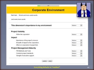 Everything defaults to “medium”44