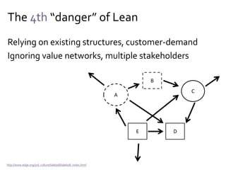Lean is GREAT!
(really, it is)
But let’s not stop thinking.
 