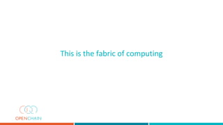 This is the fabric of computing
 