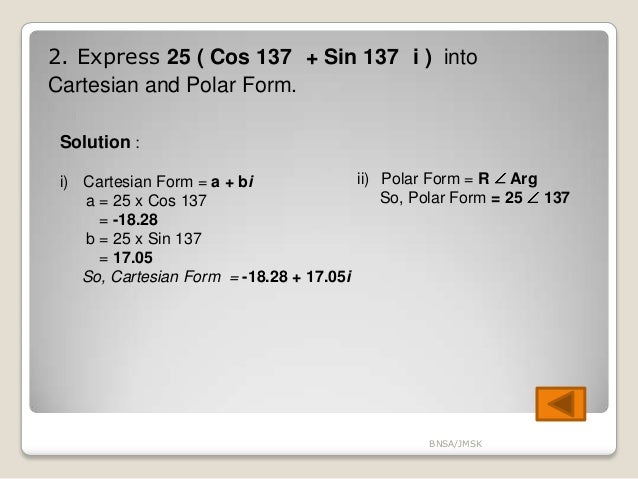 complex number complex numbers cartesian form