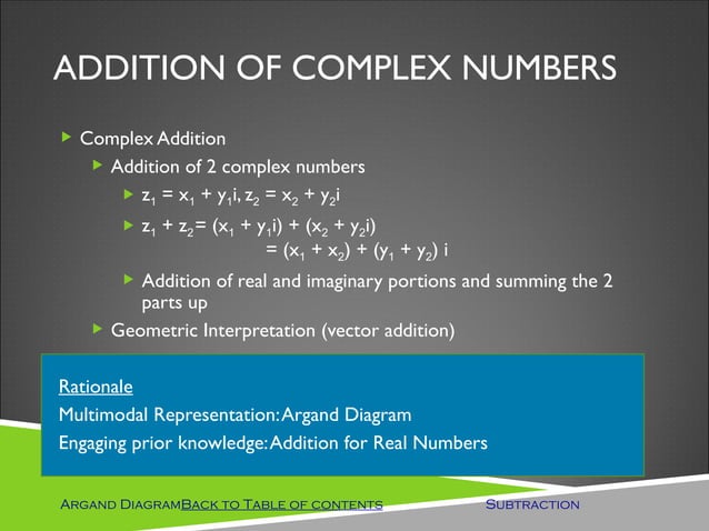 Complex Number I - Presentation | PPT