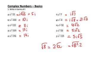 Understanding Complex Numbers and Their Exponential Forms in ...