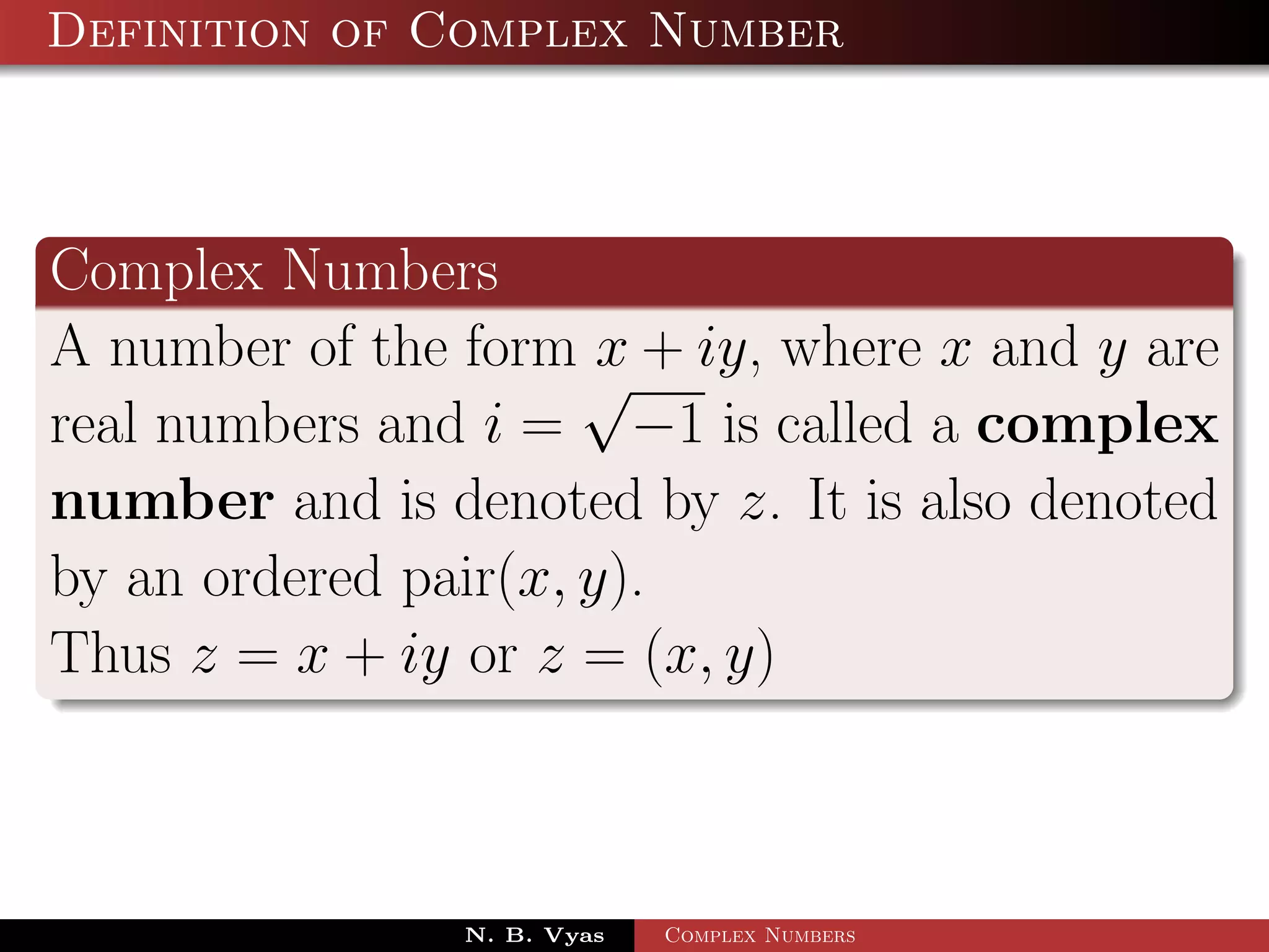 Complex numbers 1 | PDF