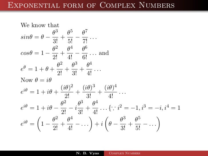 Complex numbers 1