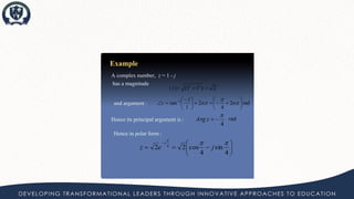 Complex numbers PPT 2 Ib mathematics AI HL | PDF