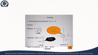 Complex numbers PPT 2 Ib mathematics AI HL | PDF
