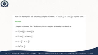 Complex numbers PPT 2 Ib mathematics AI HL | PDF