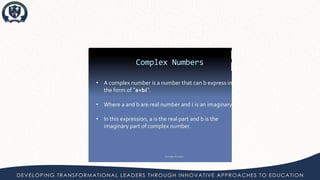 Complex numbers PPT 2 Ib mathematics AI HL | PDF