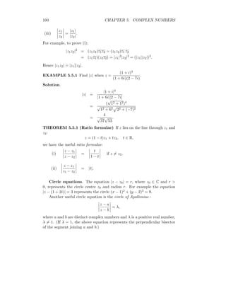 Complex numbers with matrics | PDF