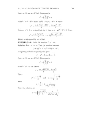 Complex numbers with matrics | PDF