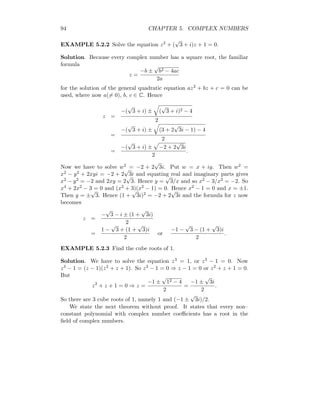 Complex numbers with matrics | PDF