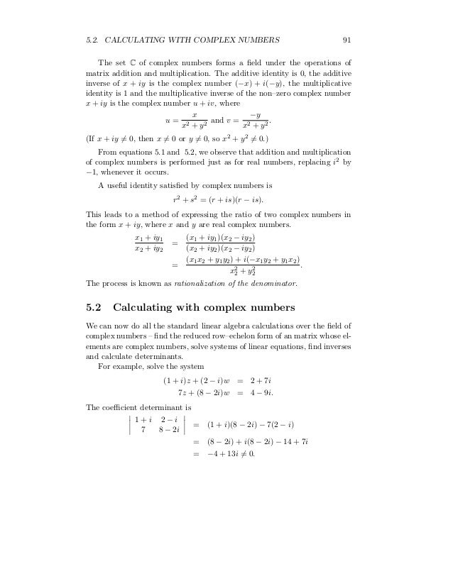 additive multiplicative inverse identity matrics numbers Complex with additive multiplicative inverse identity matrics numbers Complex with