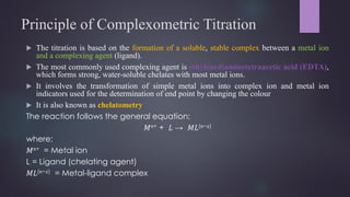 Complexometic titrations (Pharmaceutical Inorganic Chemistry) | PDF