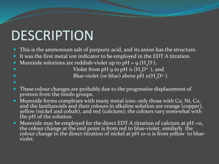 Complexometric TITRATION FOR PG IST SEM