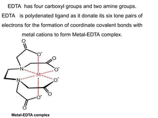 Types of complexometric titration and application | PPTX