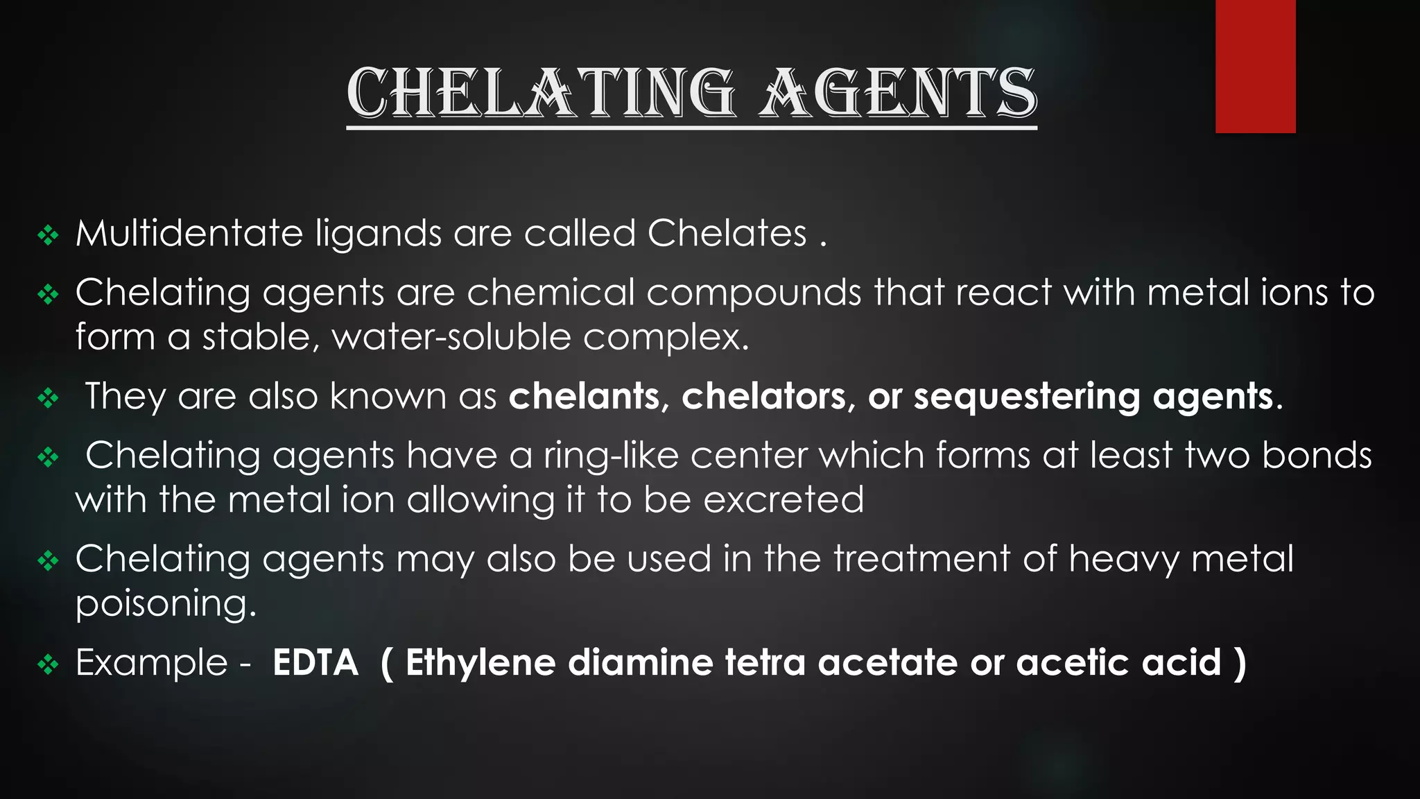 Chelating Agent Example Complexometric titration | PDF