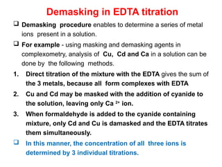 Comprehensive Guide to Complexometric Titration Principles and ...