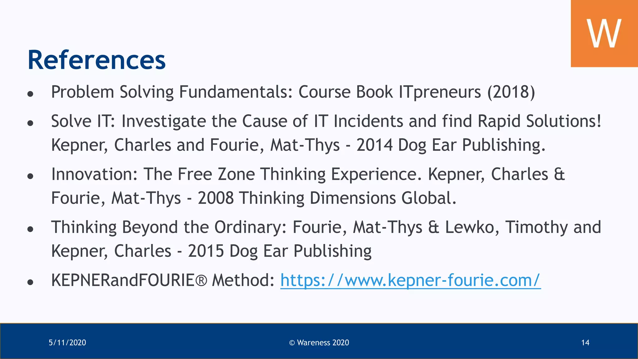 Kepner and Fourie Complex problem solving intro | PDF