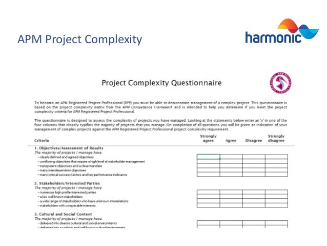 Complex project management
