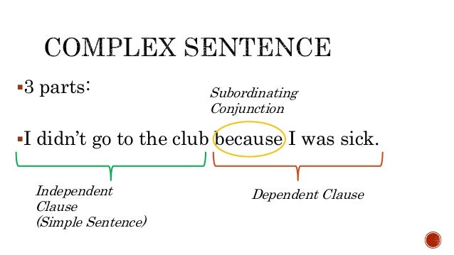 Complex Sentences and Commas
