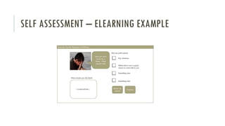 SELF ASSESSMENT – ELEARNING EXAMPLE
 