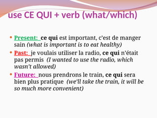 Complex structures in French to maximise your GCSE grade | PPT