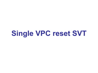 Single VPC reset SVT
 