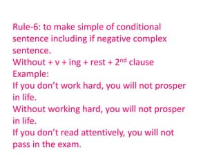 Complex to simple | PPTX