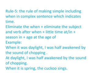 Complex to simple | PPTX