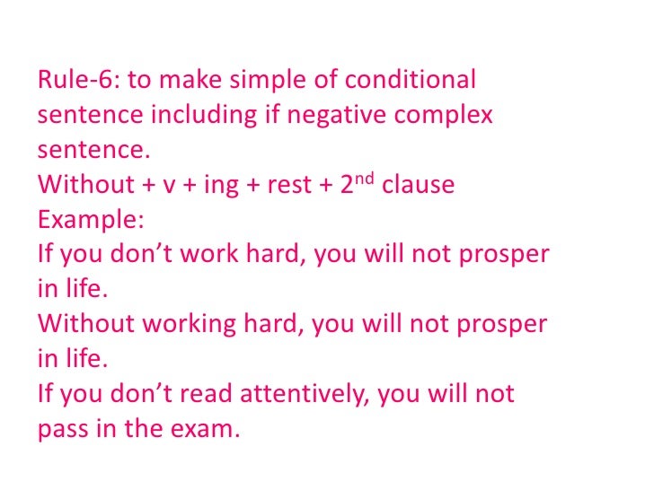 Complex to simple
