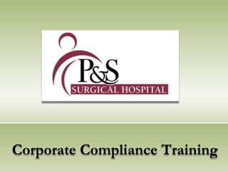 Corporate Compliance Training
 