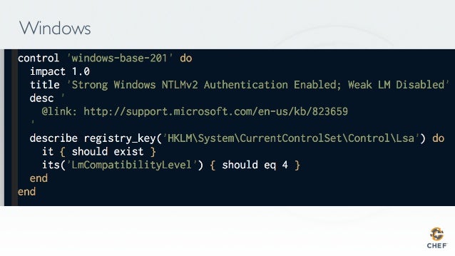 2016 - Compliance as Code - InSpec