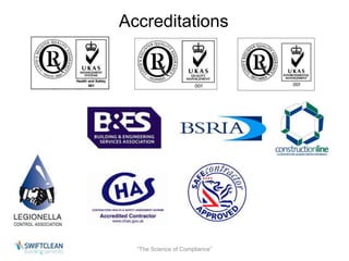 Accreditations 
“The Science of Compliance” 
 