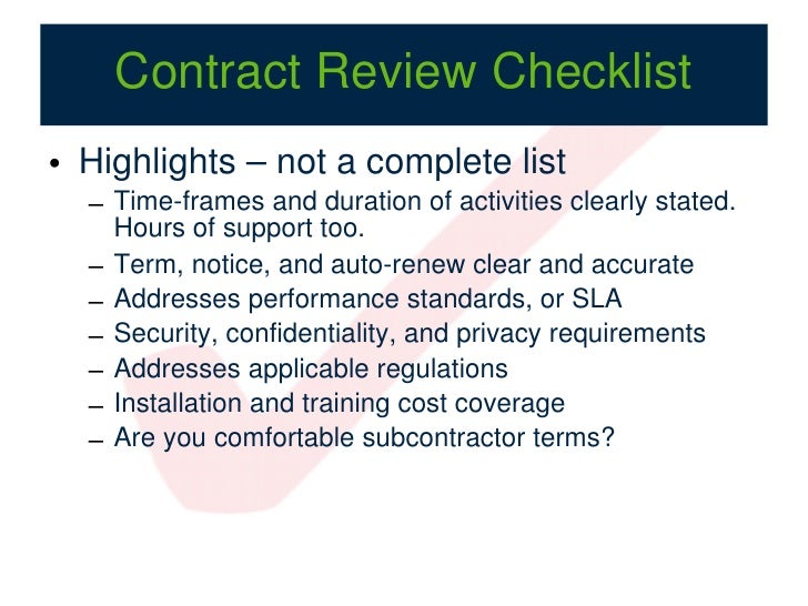 Vendor Management Compliance Checklist Manifesto Series Vendor Management Compliance Checklist Manifesto Series