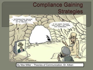 Compliance Gaining Strategies By: Max Miller By Max Miller – Theories of Communication, Dr. Aitken 