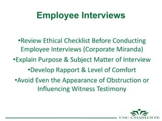 Compliance Internal Investigation | PPTX