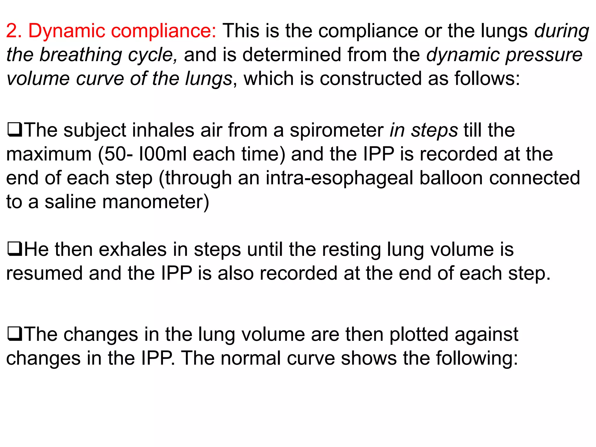 Compliance of the lungs and chest wall | PPT