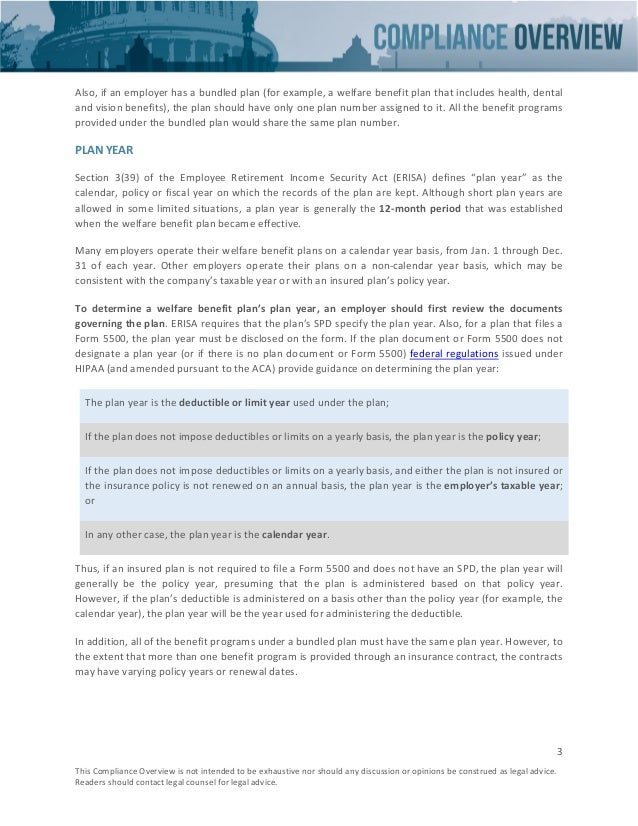 Erisa Dental Insurance ERISA Compliance Insight