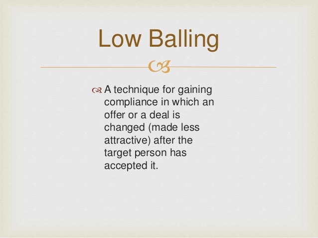 Compliance Technique In Psychology
