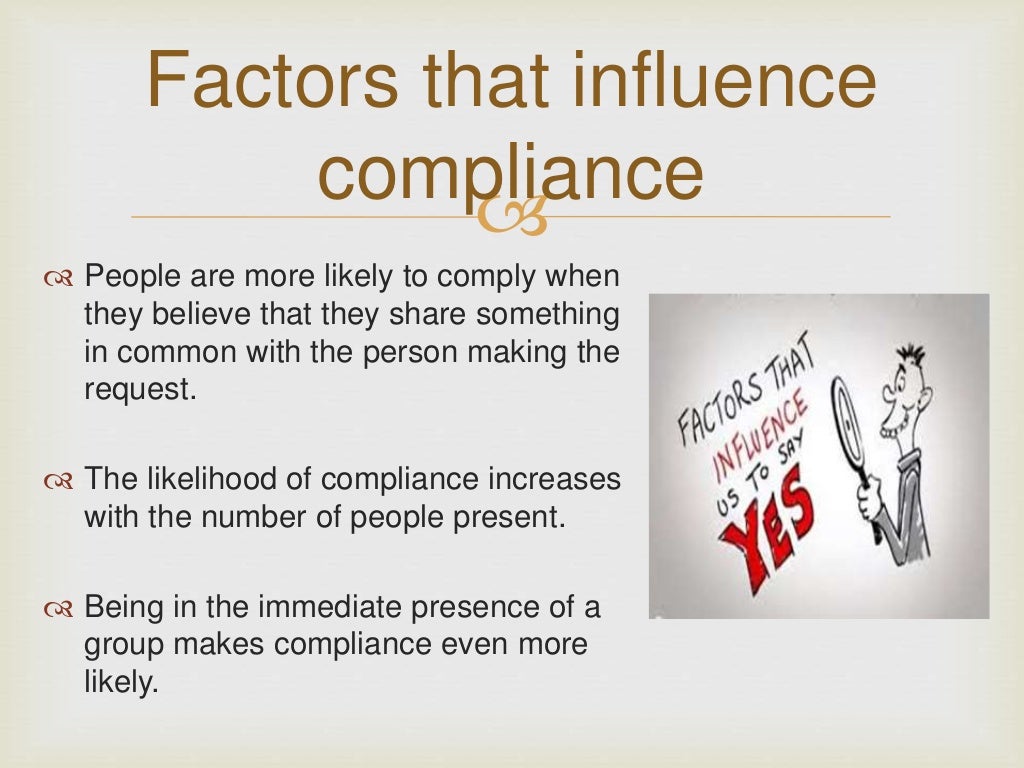 Compliance Technique in Psychology