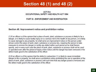 (PROF. SHUKOR) STEP-BY-STEP COMPLIANCE TO OSHA 1994 REGULATIONS. | PPT