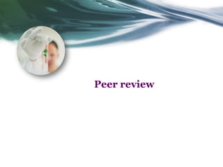 Peer review  