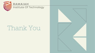 Thank You
R A M AIAH
Institute Of Technology
 