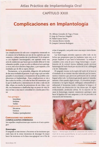 Complicaciones en-implantologia