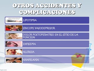 OTROS ACCIDENTES Y COMPLICACIONES 